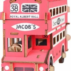 De Bouwplaats Bouwpakket 3D Puzzel Britse Dubbeldekker Bus London Van Hout- Kleur -Puzzels Verkoopwinkel 550x673 1