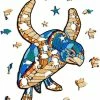 Eco-Wood-Art Eco Wood Art Houten Legpuzzel Schildpad Size L, 2239, 54,8x38,8x0,5cm -Puzzels Verkoopwinkel 550x673 2
