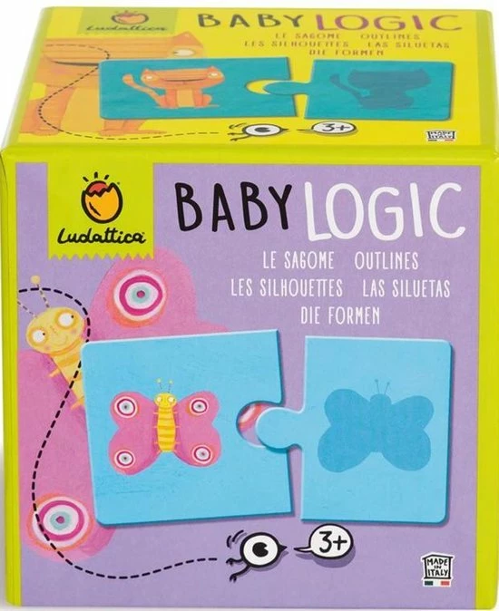 Ludattica Legpuzzel Baby Logic Outlines Karton 20 Stukjes 3 Ludattica Legpuzzel Baby Logic Outlines Karton 20 Stukjes