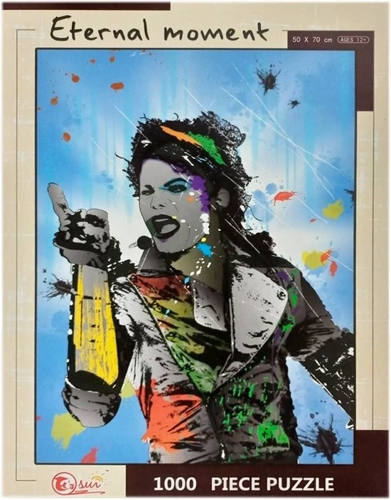 Happy Puzzle Michael Jackson Puzzel 1000 Stukjes Volwassenen Legpuzzels Puzzle Jigsaw Puzzels - Speelgoed Hobby En Creatief Voor Volwassenen - 50*70 Cm 4 Happy Puzzle Michael Jackson Puzzel 1000 Stukjes Volwassenen Legpuzzels Puzzle Jigsaw Puzzels - Speelgoed Hobby En Creatief Voor Volwassenen - 50*70 Cm - Afbeelding 2