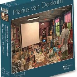 Art Revisited 2x Marius Van Dokkum Puzzel 1000 Pcs - Doe Mij Maar... & Wachten Op Inspiratie -Puzzels Verkoopwinkel 550x719 2