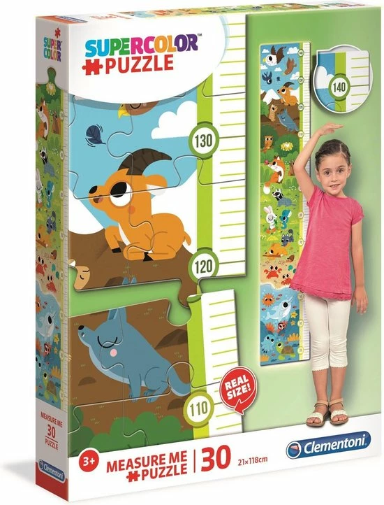 Clementoni Legpuzzel Supercolor Measure Me Junior 30 Stukjes 6 Clementoni Legpuzzel Supercolor Measure Me Junior 30 Stukjes - Afbeelding 4