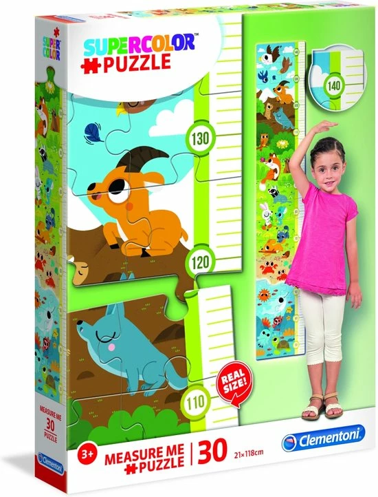 Clementoni Legpuzzel Supercolor Measure Me Junior 30 Stukjes 5 Clementoni Legpuzzel Supercolor Measure Me Junior 30 Stukjes - Afbeelding 3
