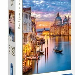 Clementoni Legpuzzel - High Quality Puzzel Collectie - Lighting Venice - 500 Stukjes, Puzzel Volwassenen -Puzzels Verkoopwinkel 550x726 1