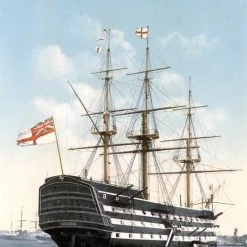 Grafika HMS Victory In Portsmouth, 1900 - Puzzel 2000 Stukjes