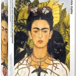 Eurographics Self-Portrait With Thorn Neclace And Hummingbird - Frida Kahlo (1000)