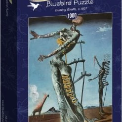 Art By BlueBird Salvador Dalí - Burning Giraffe, C. 1937 (1000 Stukjes, Kunstpuzzel)