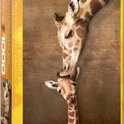 Eurographics Puzzel Giraffe Mother's Kiss - 1000 Stukjes