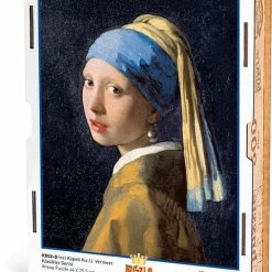 KING Of PUZZLE Meisje Met De Parel - Johannes Vermeer Houten Puzzel 500 Stukjes -Puzzels Verkoopwinkel 550x773 2