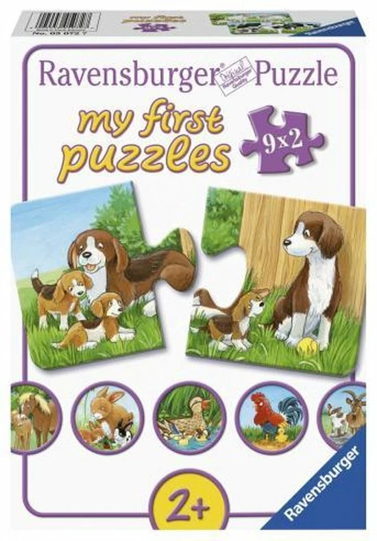 Ravensburger Dierenfamilies Op De Boerderij - My First Puzzles - 9x2 Stukjes - Kinderpuzzel 20 Ravensburger Dierenfamilies Op De Boerderij - My First Puzzles - 9x2 Stukjes - Kinderpuzzel - Afbeelding 18