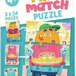 Ravensburger Mix & Match Puzzel Grappige Monsters - 3 X 24 Stukjes - Kinderpuzzel 23 Ravensburger Mix & Match Puzzel Grappige Monsters - 3 X 24 Stukjes - Kinderpuzzel -Puzzels Verkoopwinkel 550x793 2