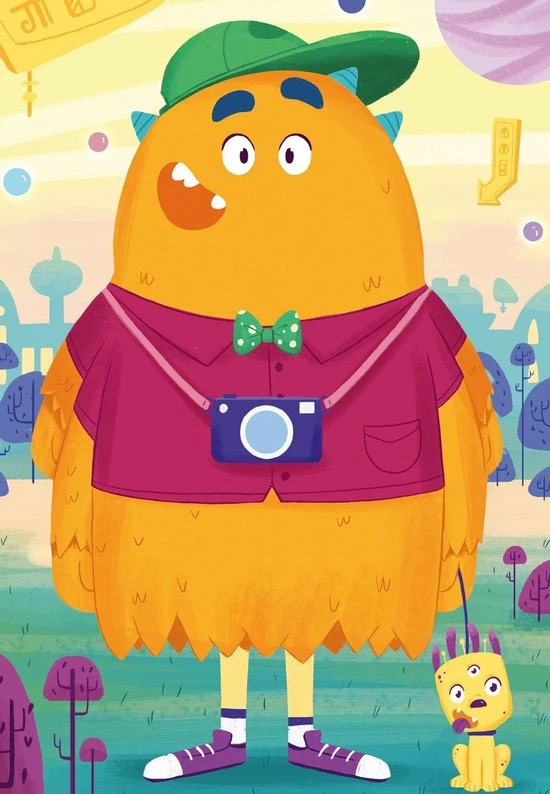 Ravensburger Mix & Match Puzzel Grappige Monsters - 3 X 24 Stukjes - Kinderpuzzel 4 Ravensburger Mix & Match Puzzel Grappige Monsters - 3 X 24 Stukjes - Kinderpuzzel - Afbeelding 2