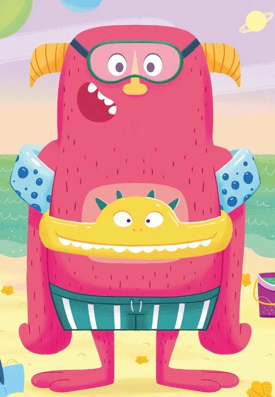 Ravensburger Mix & Match Puzzel Grappige Monsters - 3 X 24 Stukjes - Kinderpuzzel 6 Ravensburger Mix & Match Puzzel Grappige Monsters - 3 X 24 Stukjes - Kinderpuzzel - Afbeelding 4