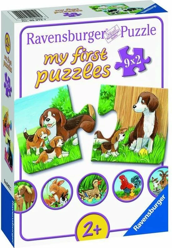 Ravensburger Dierenfamilies Op De Boerderij - My First Puzzles - 9x2 Stukjes - Kinderpuzzel 11 Ravensburger Dierenfamilies Op De Boerderij - My First Puzzles - 9x2 Stukjes - Kinderpuzzel - Afbeelding 9
