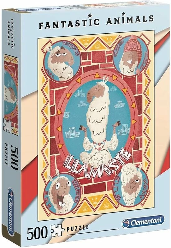 Clementoni - Fantastic Animals Puzzel - LLamaste - 500 Stukjes, Puzzel Volwassenen 7 Clementoni - Fantastic Animals Puzzel - LLamaste - 500 Stukjes, Puzzel Volwassenen - Afbeelding 5