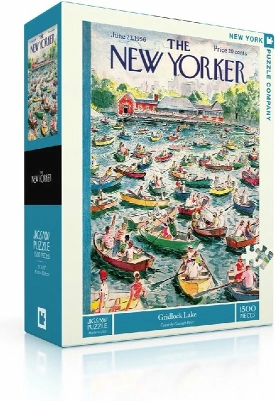 The New York Puzzle Company New York Puzzle Company Gridlock Lake - 1500 Pieces 3 The New York Puzzle Company New York Puzzle Company Gridlock Lake - 1500 Pieces