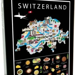 Puzzel Van Frankrijk | 1000 Stukjes | 68x48 Cm | Familiepuzzel | Jigsaw | Legpuzzel | Maison Maps -Puzzels Verkoopwinkel 550x810