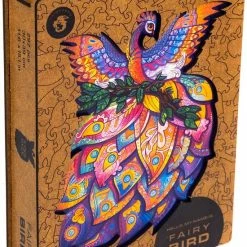 UNIDRAGON Houten Puzzel Dier - Sprookjesvogel - 297 Stukjes - King Size 30x39 Cm -Puzzels Verkoopwinkel 550x813