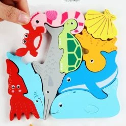 Van Theo Houten Puzzel - Houten Speelgoed - 3D Puzzel - Kinderen - Dino's -Puzzels Verkoopwinkel 550x823