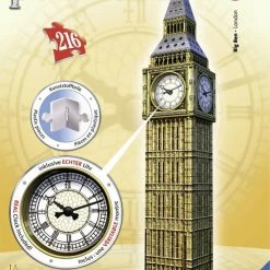 Ravensburger Big Ben Met Klok- 3D Puzzel Gebouw - 216 Stukjes