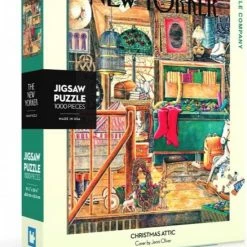 The New York Puzzle Company New York Puzzle Company Christmas Attic - 1000 Pieces -Puzzels Verkoopwinkel 550x835